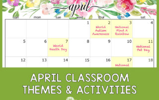 April Classroom Themes and Activities